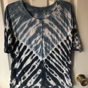Relaxed trendy tie dye tee
